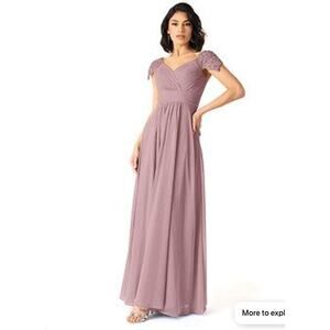 AZAZIE Vintage Mauve Adelyn A22 dress NWT